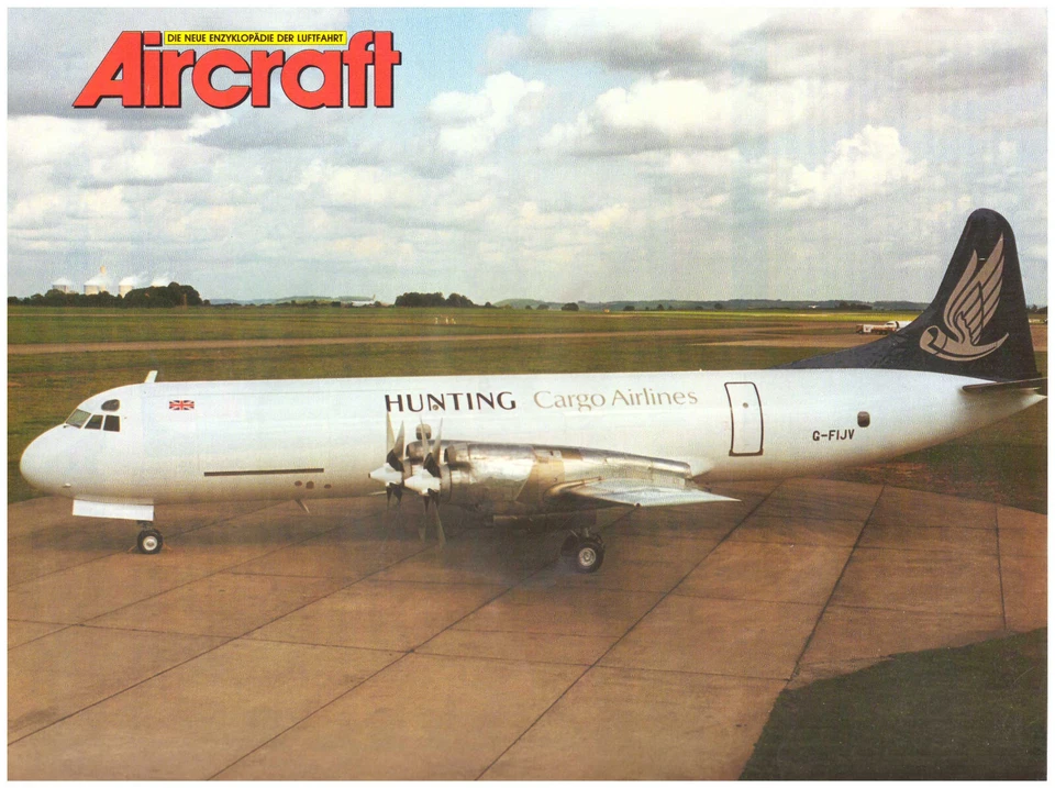 Aircraft Poster DIN A4 Hunting Cargo Airlines (UK) G-FIJV - Bild 1 von 1