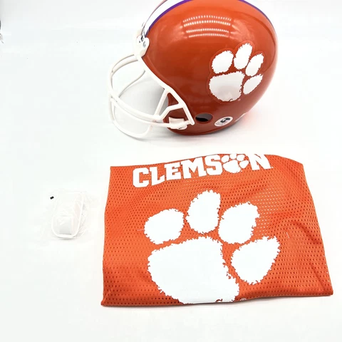 Franklin CLEMSON TIGERS NCAA Football Uniform Set, Youth Medium, Helmet, Jersey Cover