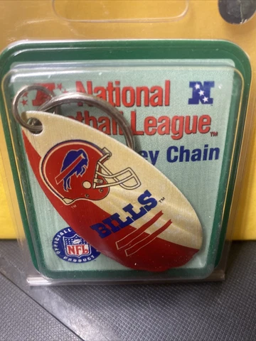 Buffalo Bills Spinner Key Chain Size Large  Brand New Old Stock Cover
