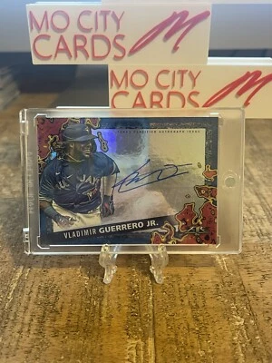 2021 Topps Fire - Vladimir Guerrero Auto #SS-VGJ Toronto Blue Jays 1/5 *READ* - Image 1 of 4