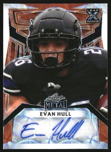 2023 Leaf Metal Portrait Kaleidoscope Orange Evan Hull Auto Autograph  RC /2