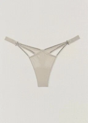 Victoria's Secret Very Sexy Rhinestone Shine High Leg Thong Panty XL - Image 1 of 4