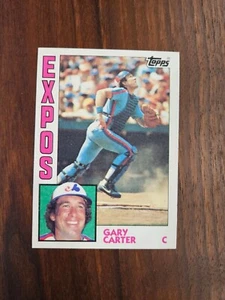 1984 Topps Gary Carter. Near Mint. Scharfe Ecken, glänzend - Bild 1 von 5