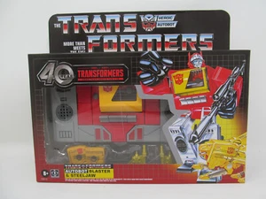 Transformers Autobot Blaster & Steeljaw boombox 40 years anniversary retro G1 - Picture 1 of 6