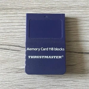 Nintendo Gamecube Game - Memory Card 118 Blocks - Thrustmaster Official 3960038 - Picture 1 of 3