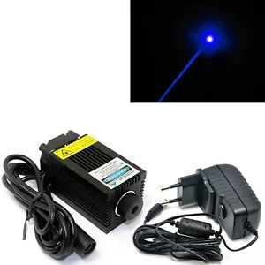 1pc Fokussierbares 450nm 2500mW 2.5W Blau-Lasergravurmodul mit 12V Adapter - Picture 1 of 7
