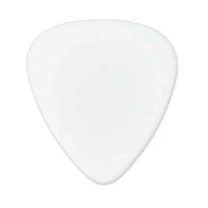 Celluloid White Guitar Or Bass Pick - 0.71 mm Medium Gauge - 351 Shape - Picture 1 of 6