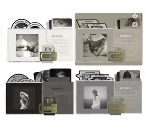 πͺ Taylor Swift TTPD Deluxe CD Bolter Manuscript Albatross Black Dog SOLD OUT - Foto 1 di 8