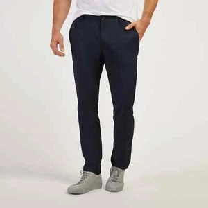 Mott & Bow Herren Slim Fit Tech Hose-Marineblau, Größe 36x30, EUC, $ 135 UVP - Bild 1 von 8