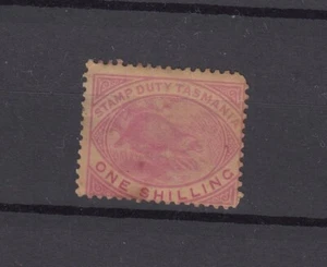 Tasmania 1880 1/- Rosa Rosa Fiscal SGF29 MH BP1421 - Imagen 1 de 1