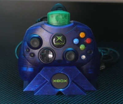 Stand For OG XBOX Controller S Custom 3d Printed TRANSPARENT BLUE - Image 1 of 4