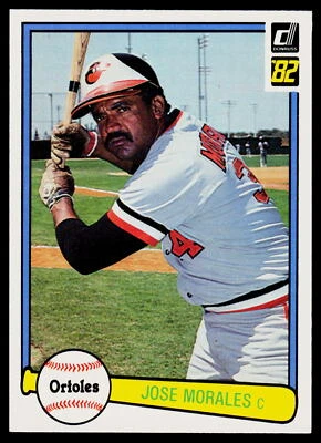 Jose Morales 1982 Donruss #203 Baltimore Orioles - Image 1 of 2