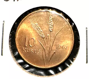 Turkey 1962 10 Kurus KM 891.1 Red BU - Picture 1 of 2