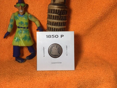 1850 SEATED LIBERTY DIME FREE SHIPPING Cover