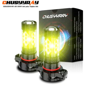 3000K 5202 High Power LED Fog Light Daytime Running Light Bulbs for Jeep Compass - Picture 1 of 12