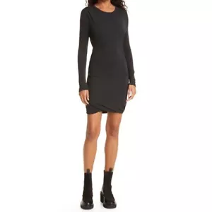 Mini Vestido Drapeado Rag & Bone XL Amapola en Negro 🤩 B1 - Imagen 1 de 12