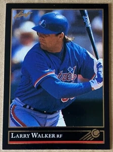 LARRY WALKER HOF 1992 BLATTGOLD Editionskarte #201 NM-MT Zustand - Bild 1 von 2