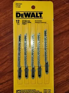 NUOVISSIMO Vintage Dewalt, DW3765H, Confezione da 5, Rifinitura/Coping, Lama Jig Seghetto Made USA - Foto 1 di 5
