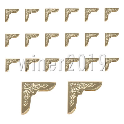 Cubiertas de decoración de muebles de esquina de libro vintage de 20 piezas para diario de álbum de 1,18" Foto 1 de 4