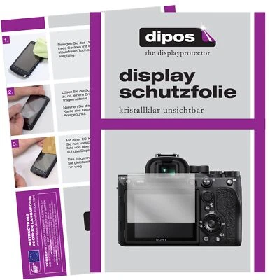 DIPOS 5x Schutzfolie für Sony A7R IV + A7R IVA Display Folie klar Displayschutzfolie