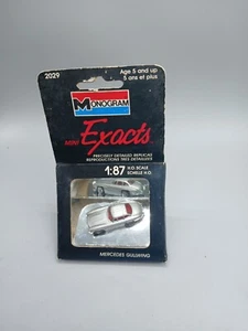 HO scale 1:87,MONOGRAM,Mini Exacts gullwing Mercedes car Train Diorama Layouts  - Picture 1 of 7
