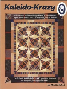 Kaleido-Krazy Marti Michell Quilt Pattern Book 8942 Five Pieced Designs Sewing - Picture 1 of 7