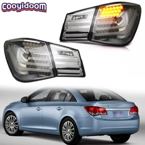 LH&RH LED Tail Light DRL Rear Brake Lamp Smoked For Chevrolet Cruze 2009-2015 - Picture 1 of 7