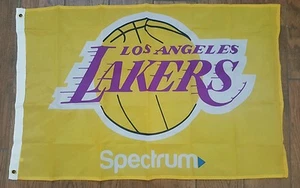 Los Angeles Lakers Flag  24"x36" - Picture 1 of 2