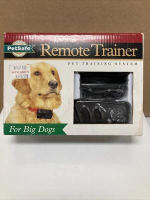 PetSafe Deluxe Remote Trainer training system for Big Dogs FACTORY SEALED NIB - Image 1 of 4