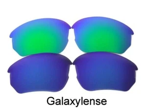 Galaxy Ersatzglas Für Oakley Flak Beta OO9363 Blau/Grün Polarisierte 100% Uvab - Picture 1 of 7