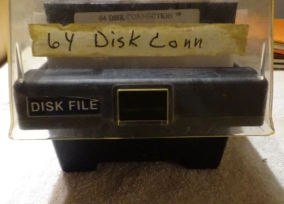 64 Disk Conn Floppy Disk Container Empty Floppy Disks and programs  - Image 1 of 4