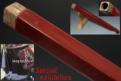 Japan Antique Edo Stand Ushirodate Battle Flag Yoroi Armor Katana Samurai 3527 • 65$