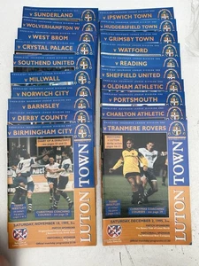 Luton Town Programme Bundle 1995-96 - Picture 1 of 5