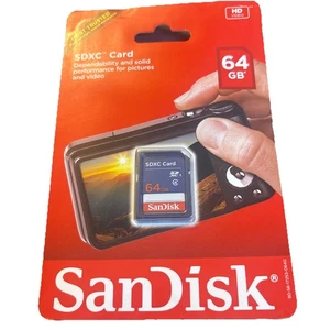 SanDisk 64GB Class 4 SDXC Flash Memory Card- SDSDB-064G-B35 - Picture 1 of 5