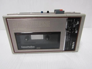 [for Parts] AIWA CassetteBoy HS-J2 Radio Cassette Player Japan Tested Power On - Picture 1 of 9