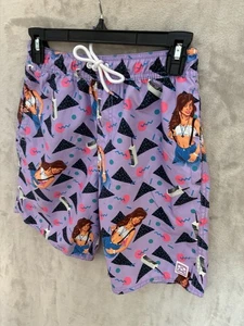 Rsvlts Badehose Herren M Saved By The Bell Boardshorts AOP Print 90’s Retro * - Bild 1 von 16