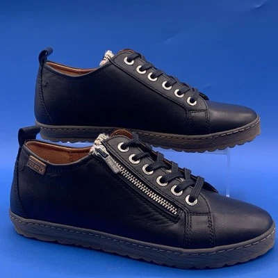 Zapatillas Pikolinos LAGOS de Cuero con Cordones/ Cremallera Lateral (EU 37) para Mujer -Talla US 6.5-7 Foto 1 de 4