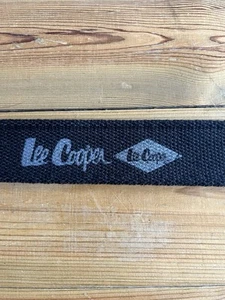 Cinturón de lona tejido Lee Cooper negro. "Talla 42""" - Imagen 1 de 10