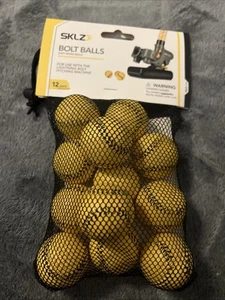 12 Pack - SKLZ Bolt Balls Soft Micro Training Balls - Yellow - Picture 1 of 4