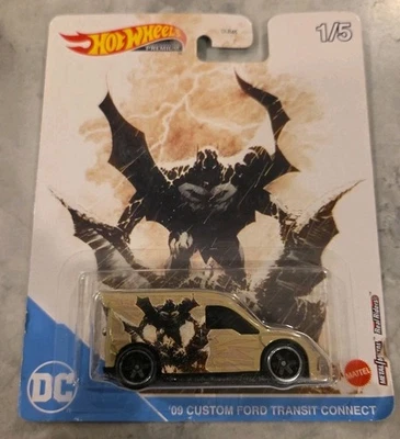 HOT WHEELS 2022 POP CULTURE DC COMICS BATMAN '09 CUSTOM FORD TRANSIT CONNECT - Image 1 of 2