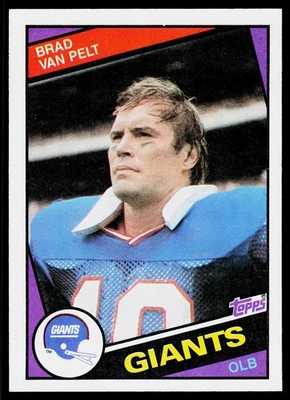 Brad Van Pelt, 1984 Topps, #323, New York Giants, - Image 1 of 2