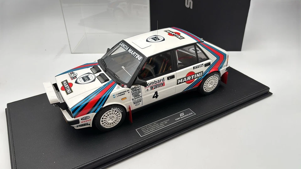  TOPTMR1263C Top Marques Lancia Delta HF 4WD No.4 Winner Lombard RAC 1987 1 - Immagine 1 di 4