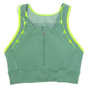 NEW BALANCE Womens Sports Vest Green Sleeveless S - Picture 1 of 6