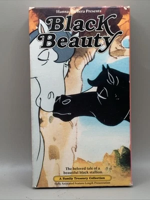 VHS : Black Beauty  Hanna Barbera  Cartoon Vintage Video Tape - Image 1 of 4
