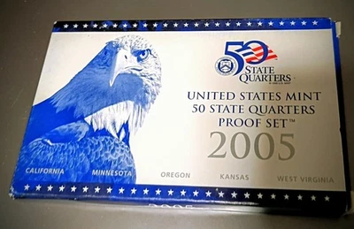 2005 state quarter proof set - Image 1 of 4
