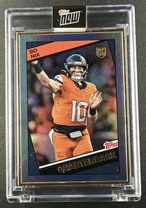 2024 Topps Now Rookie Campaign Bo Nix RC/75 1984 Topps Gold Framed Mint! - Foto 1 di 2