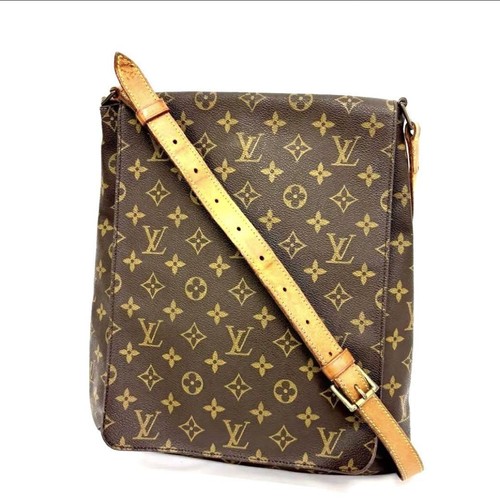 LOUIS VUITTON（LV） Borsa a tracolla Louis Vuitton Monogram Tela Muse Salsa 38 cm Marrone **Expl