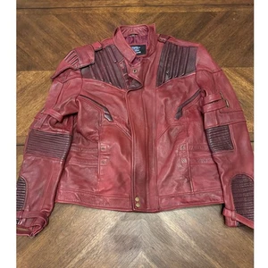 Guardians Of The Galaxy rote Kunstleder Motorradjacke Star Lord Style 3XL - Bild 1 von 8