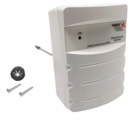 Veris PXDXX02S Dry Differential Pressure Transducer, 4 To 20 mA, 1 To 10 in - Image 1 of 1