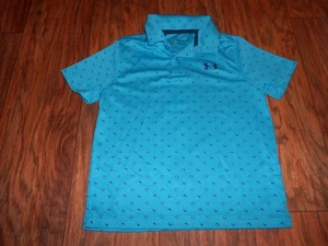 Under Armour boys golf shirt size Y XS youth extra small athletic MINT con loose - Picture 1 of 5